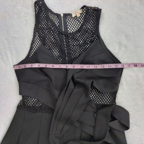 Luxxel Fish-net Wrap Romper, Small - Picture 8 of 15